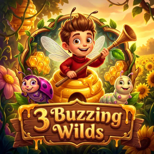 3 Buzzing Wilds slot artwork