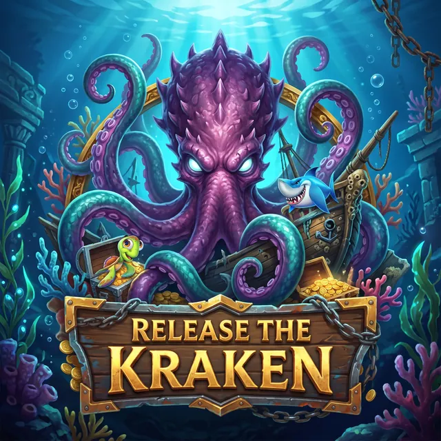 Release the Kraken slot artwork